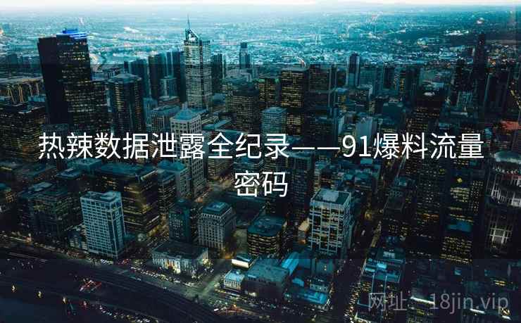 热辣数据泄露全纪录——91爆料流量密码